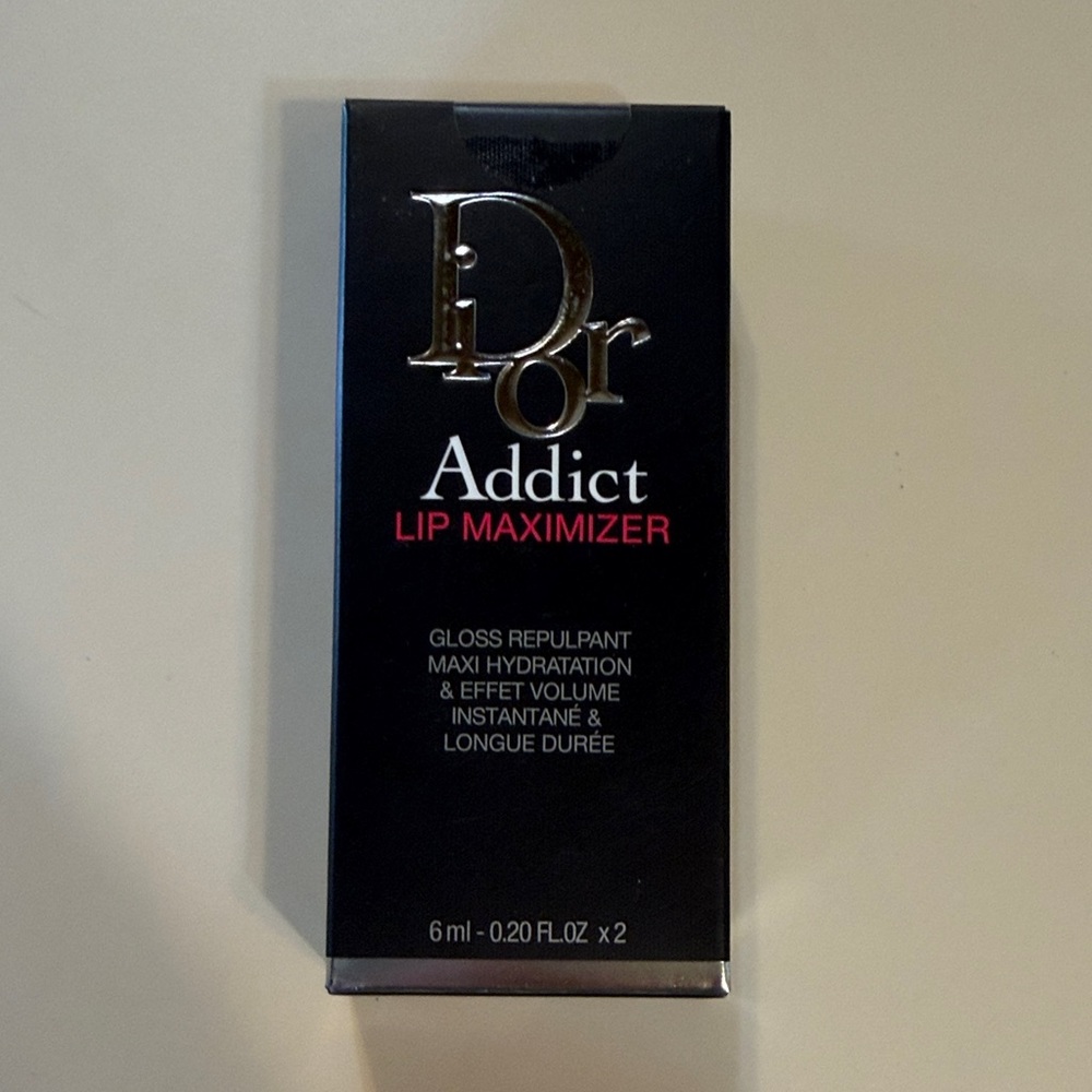 Dior Addict Lip Maximizer in Black and Silver